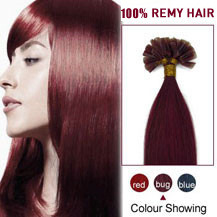 20 inches Bug 100S Nail Tip Human Hair Extensions