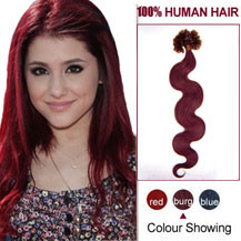 22" Bug 100S Wavy Nail Tip Human Hair Extensions